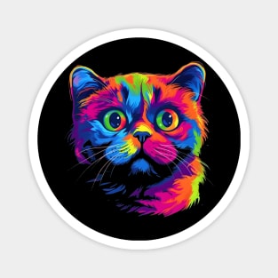 Celestial Scottish Fold Kitty Magnet